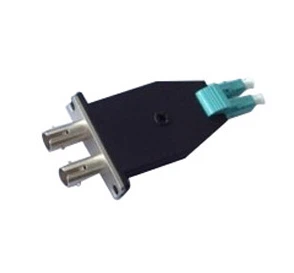 LC-ST Hybrid Simplex / Duplex naissoost naissoost metall-kiudoptiline adapter